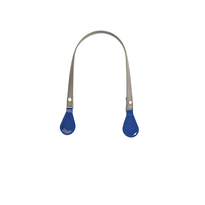 Pasek Szary Mat| Klapki Blue lakier| 65 cm